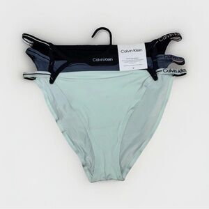 Calvin Klein Bikini Brief Set - Mint, Navy, Black
